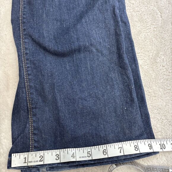 Levi’s 515 Bootcut Jeans Womens 12L Mid Rise Blue Stretch Denim Western Pockets - Picture 10 of 14